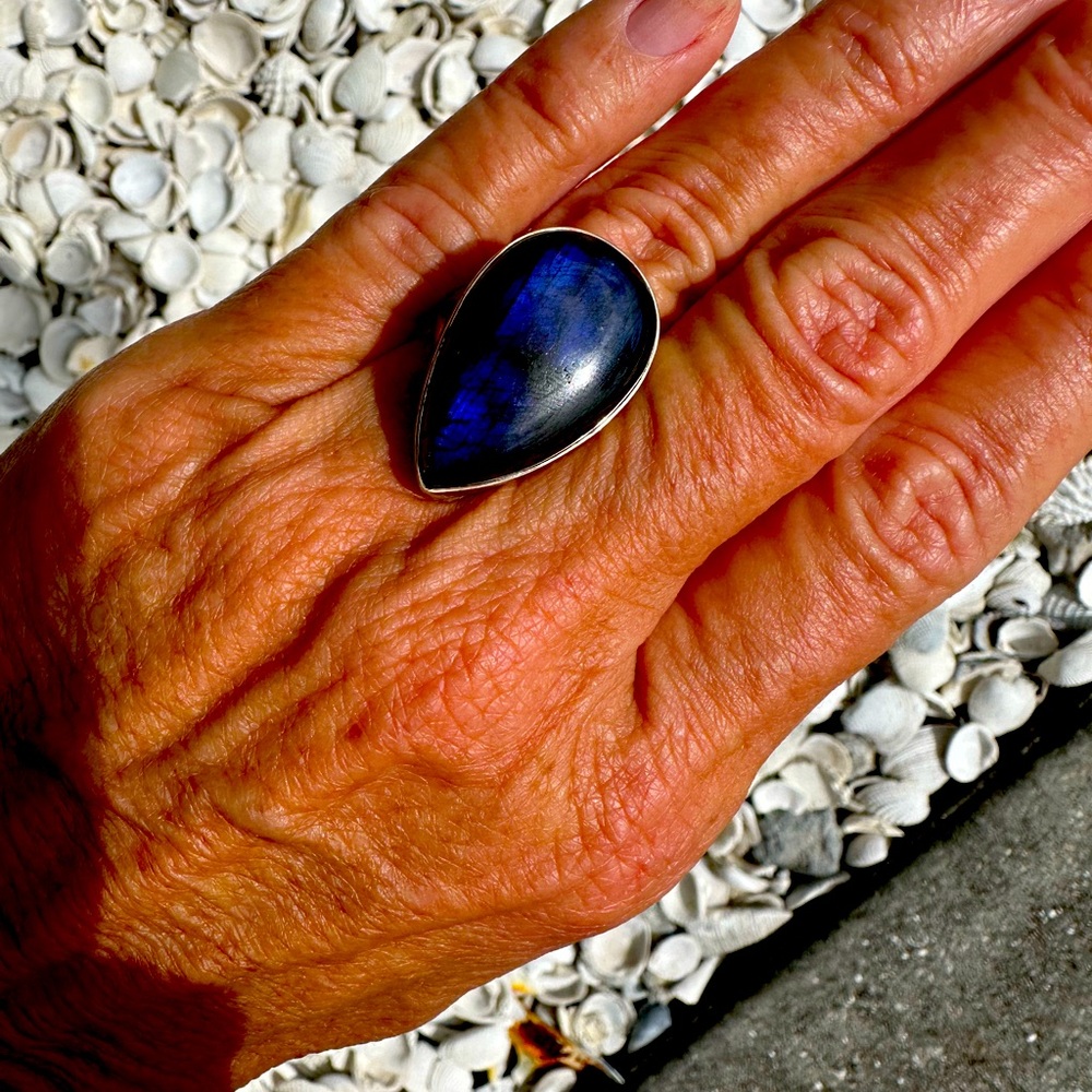 Labradorite Sterling Silver Ring